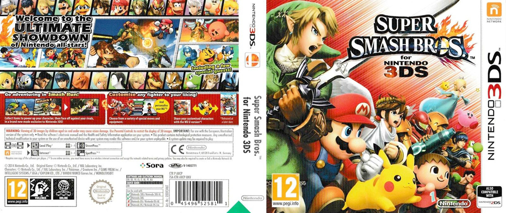 Manual de utilizare Nintendo Super Smash Bros. (3DS)