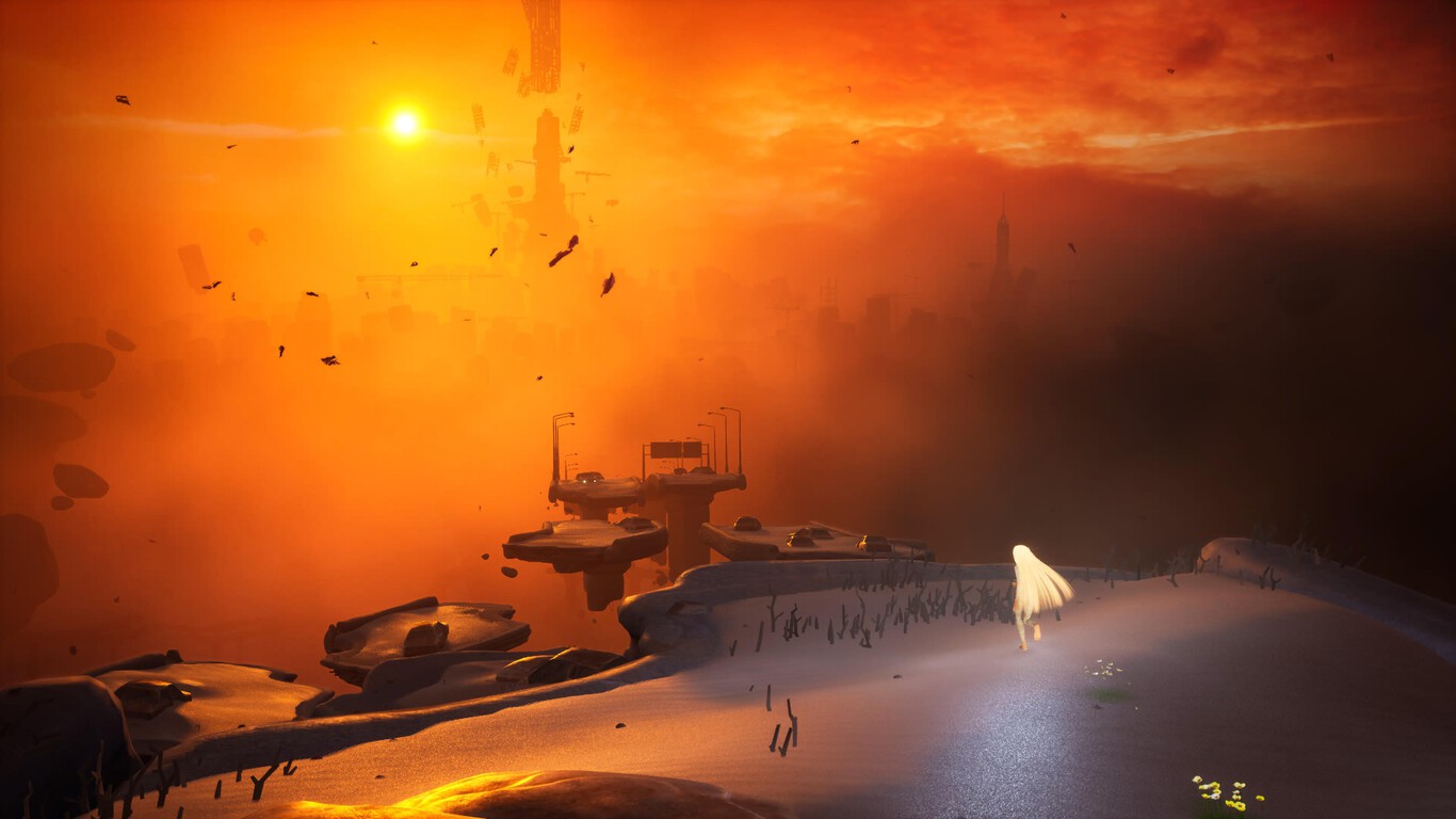 Piccolo Studio y Private Division revelan hermoso trailer del plataformero After Us Joystick Cloud