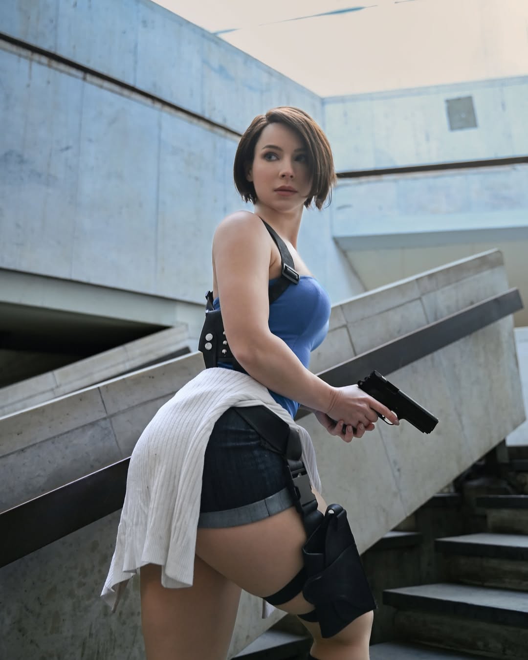 Cosplay de Jill Valentine realizado por Enji Night inspirado en Resident Evil 3 Remake