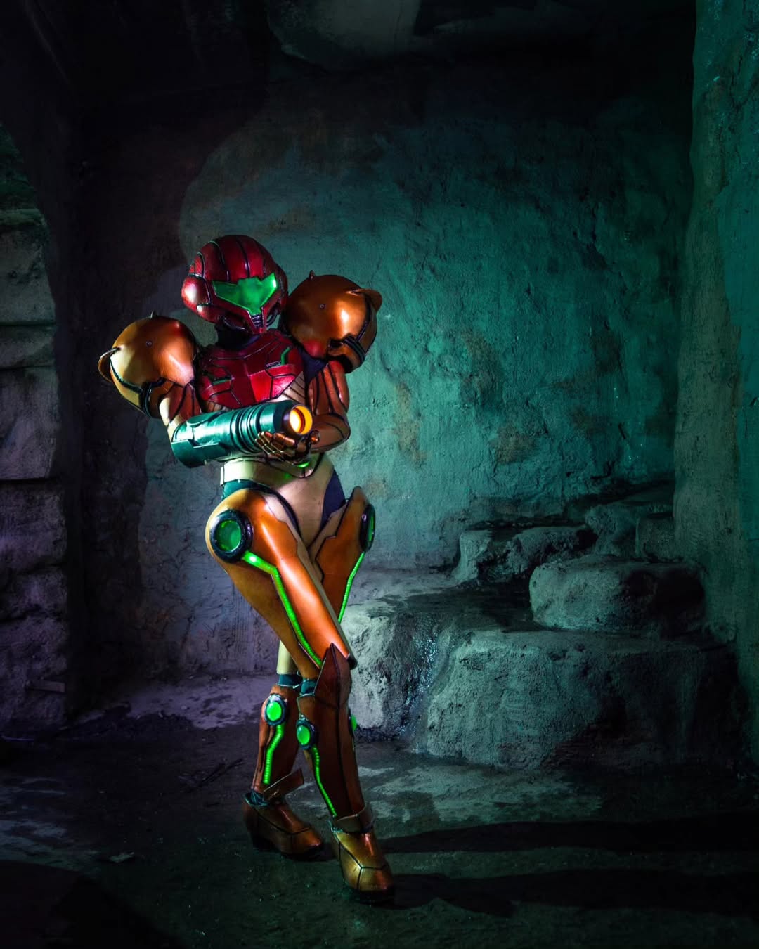 Cosplay de Samus Aran inspirado en Metroid realizado por Hendo Art