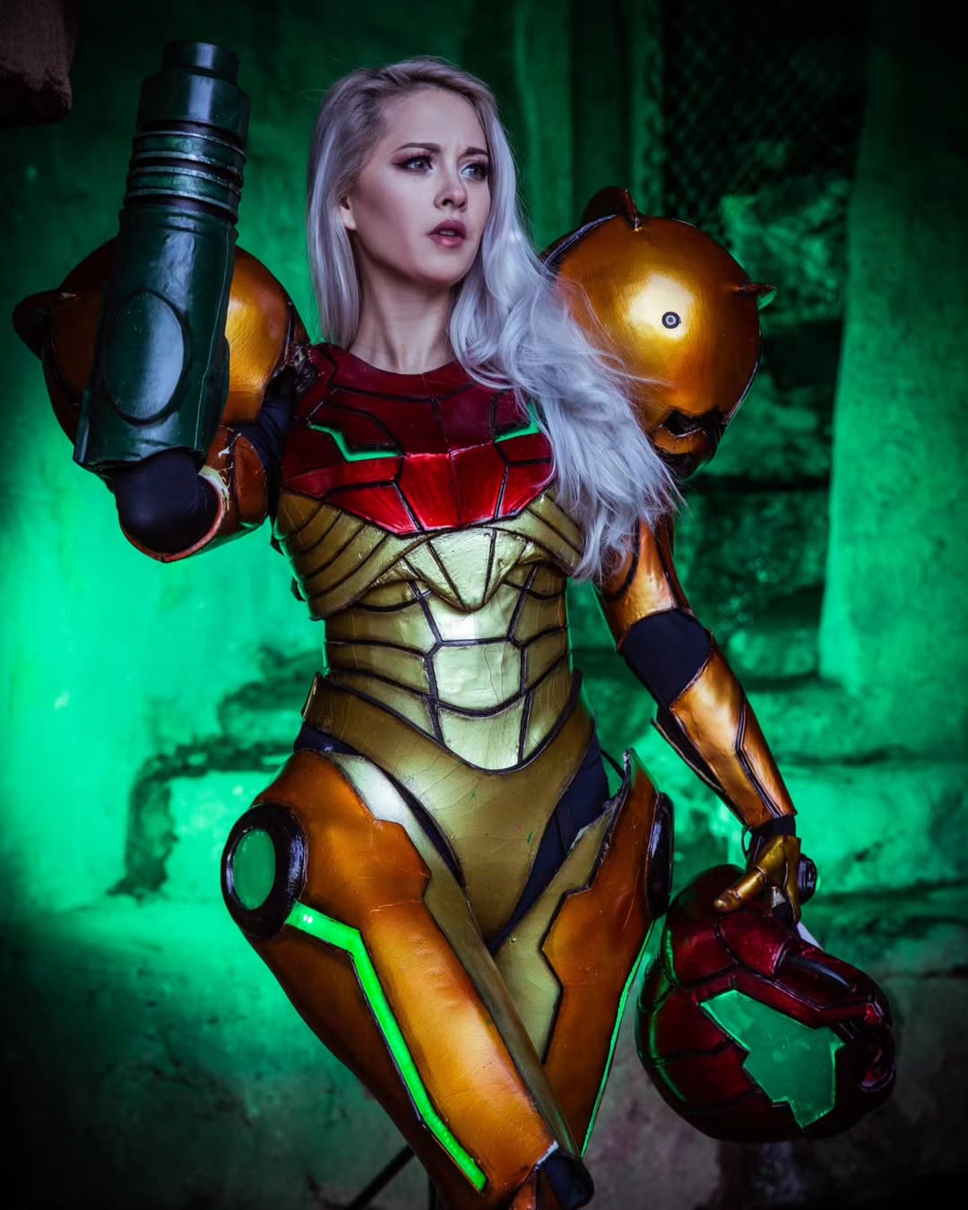 Cosplay de Samus Aran inspirado en Metroid realizado por Hendo Art