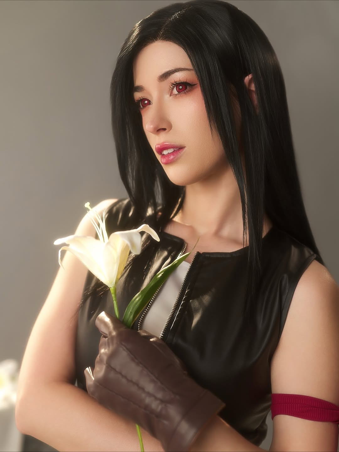 Cosplay de Tifa Lockhart inspirado en Final Fantasy VII Advent Children por Morgan LeFoy