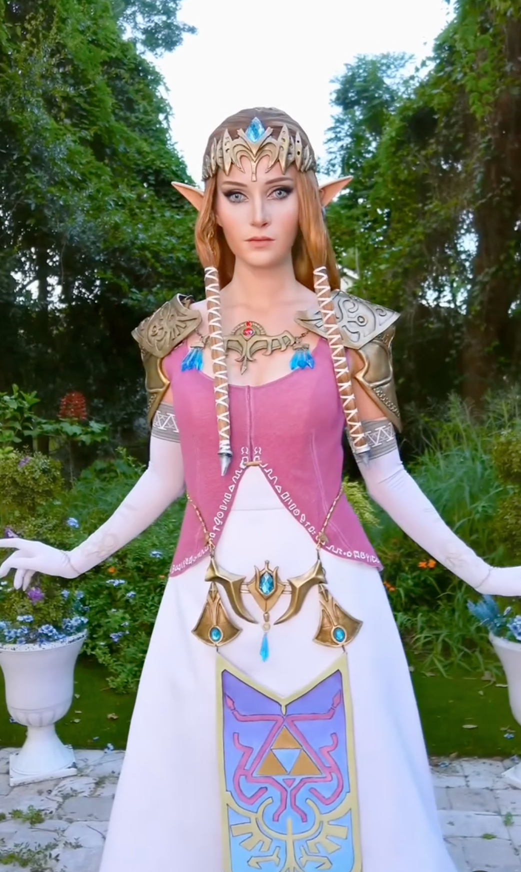Zelda cobra vida en este elaborado cosplay inspirado en The Legend of Zelda